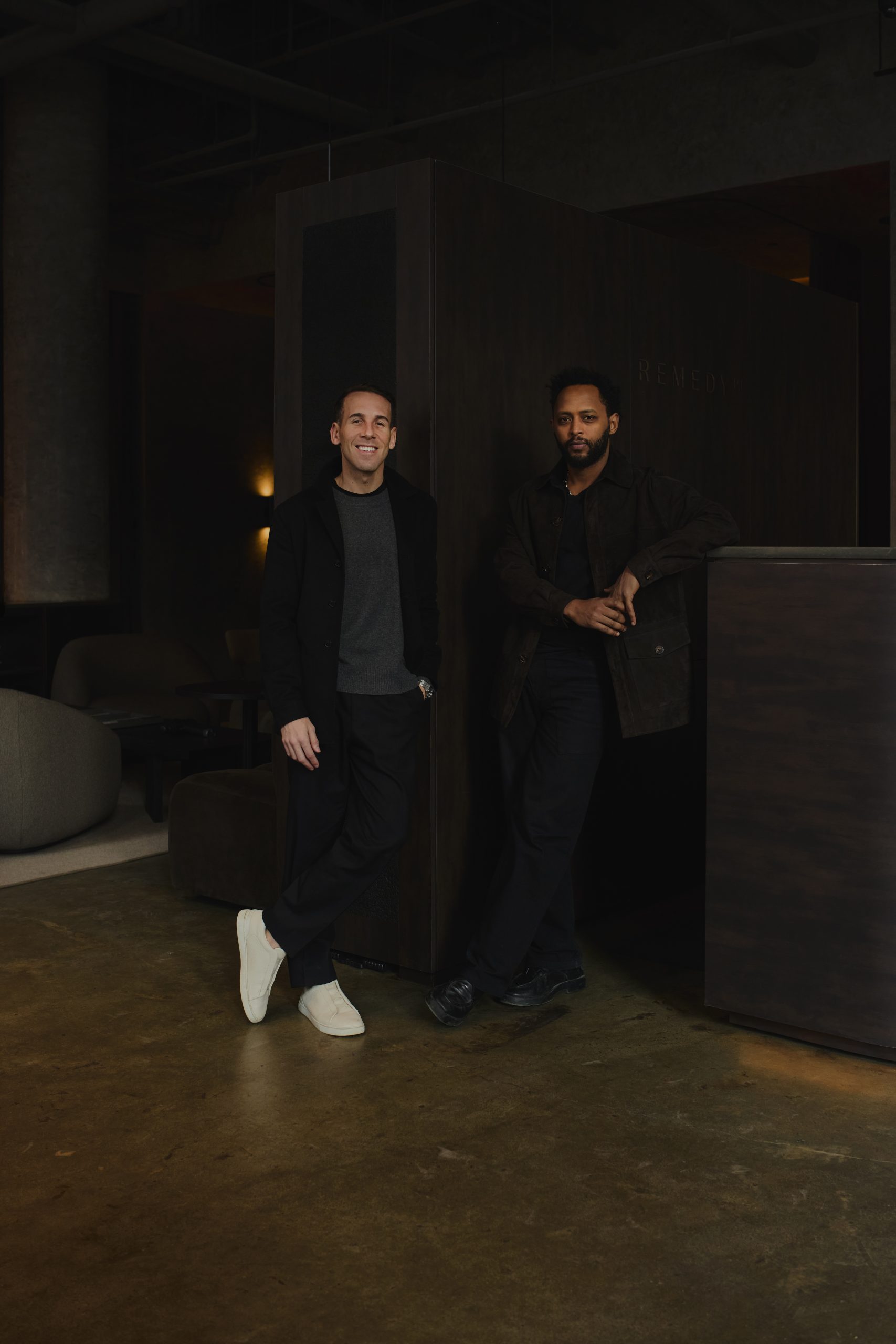 Áwet. Remedy Place – Beyond Balance. Portrait featuring Áwet & Dr.Jonathan Leary.